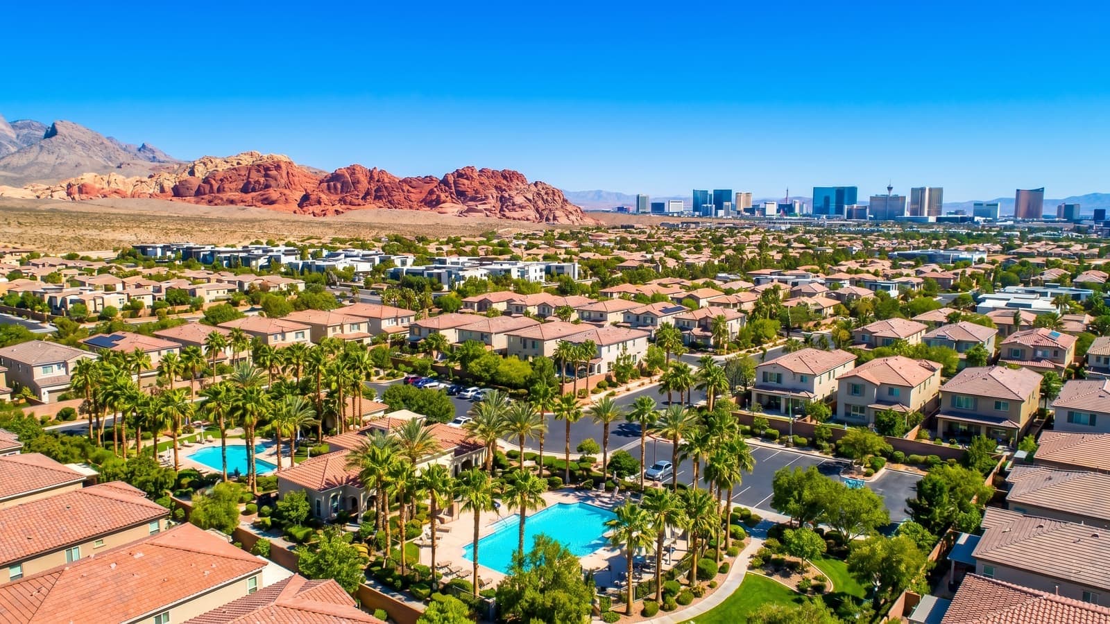 Boulder Hills at Skye Canyon, northwest Las Vegas — new construction family homes with mountain views and access to the Skye Center amenities